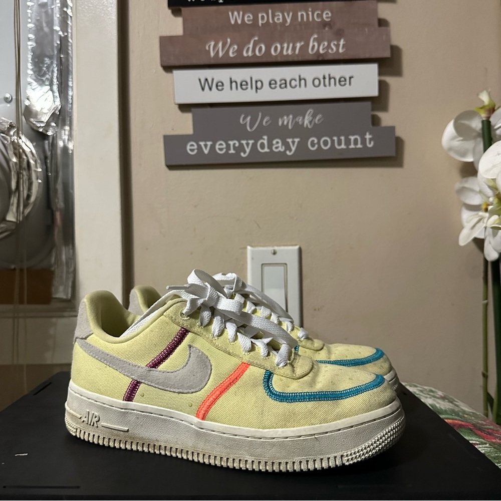 Nike Air Force 1 Life Lime Womens Shoes